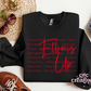 Elbows Up Definition Crewneck Sweatshirt