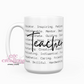 Teacher Definition 15oz Coffee Mug