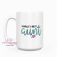 World's Best Aunt (font matters) 15oz Ceramic Coffee Mug