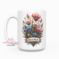 Mama floral #1 15oz Coffee Mug