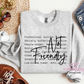 Not Friendly Definition Crewneck Sweatshirt