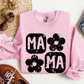 Mama Retro Checker Crewneck Sweatshirt