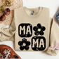 Mama Retro Checker Crewneck Sweatshirt