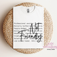Not Friendly Definition T-Shirt
