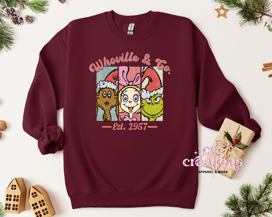 Who & Co Christmas Crewneck