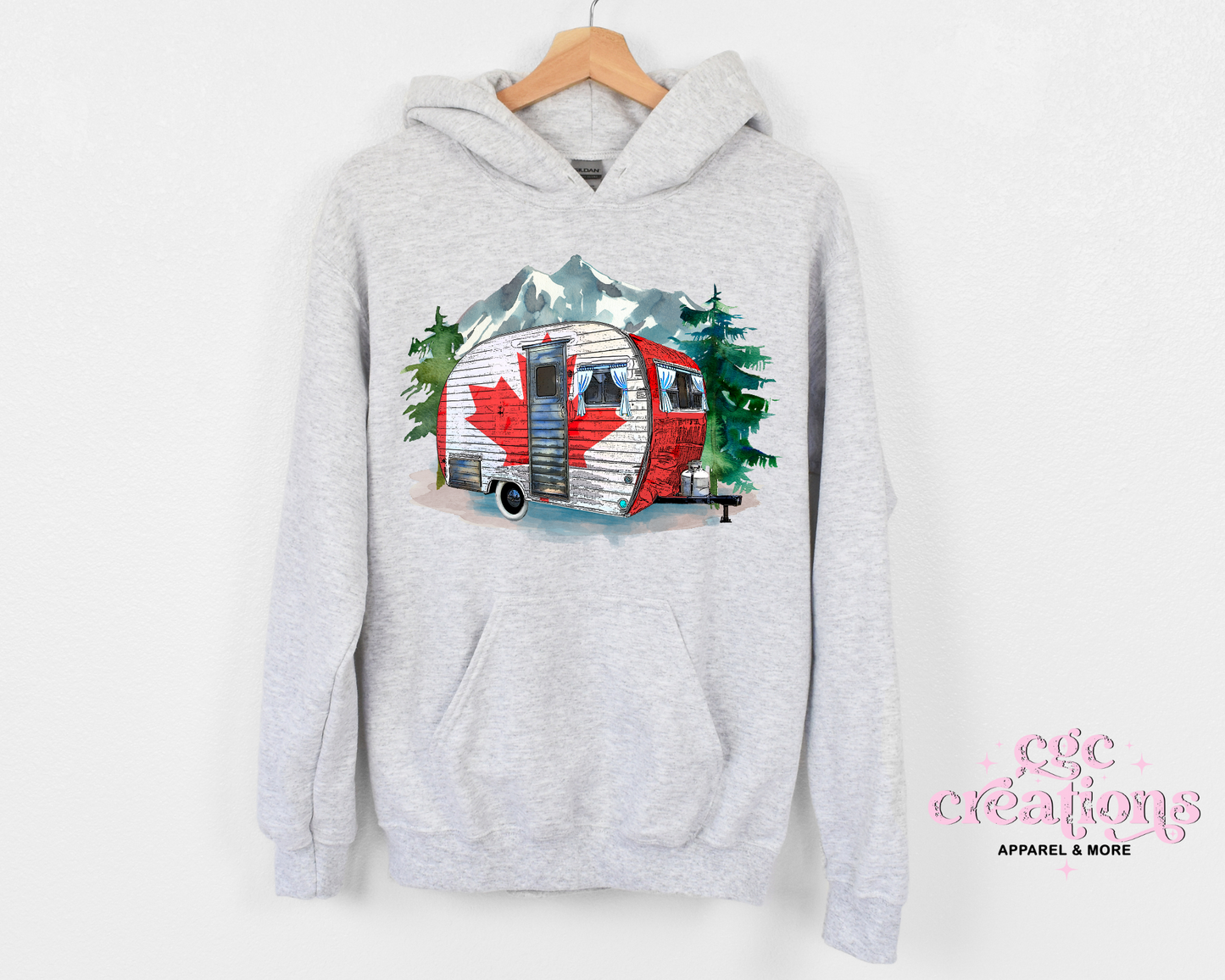 Canada Travel Trailer Hoodie