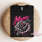Mama Checkered Rose T-Shirt
