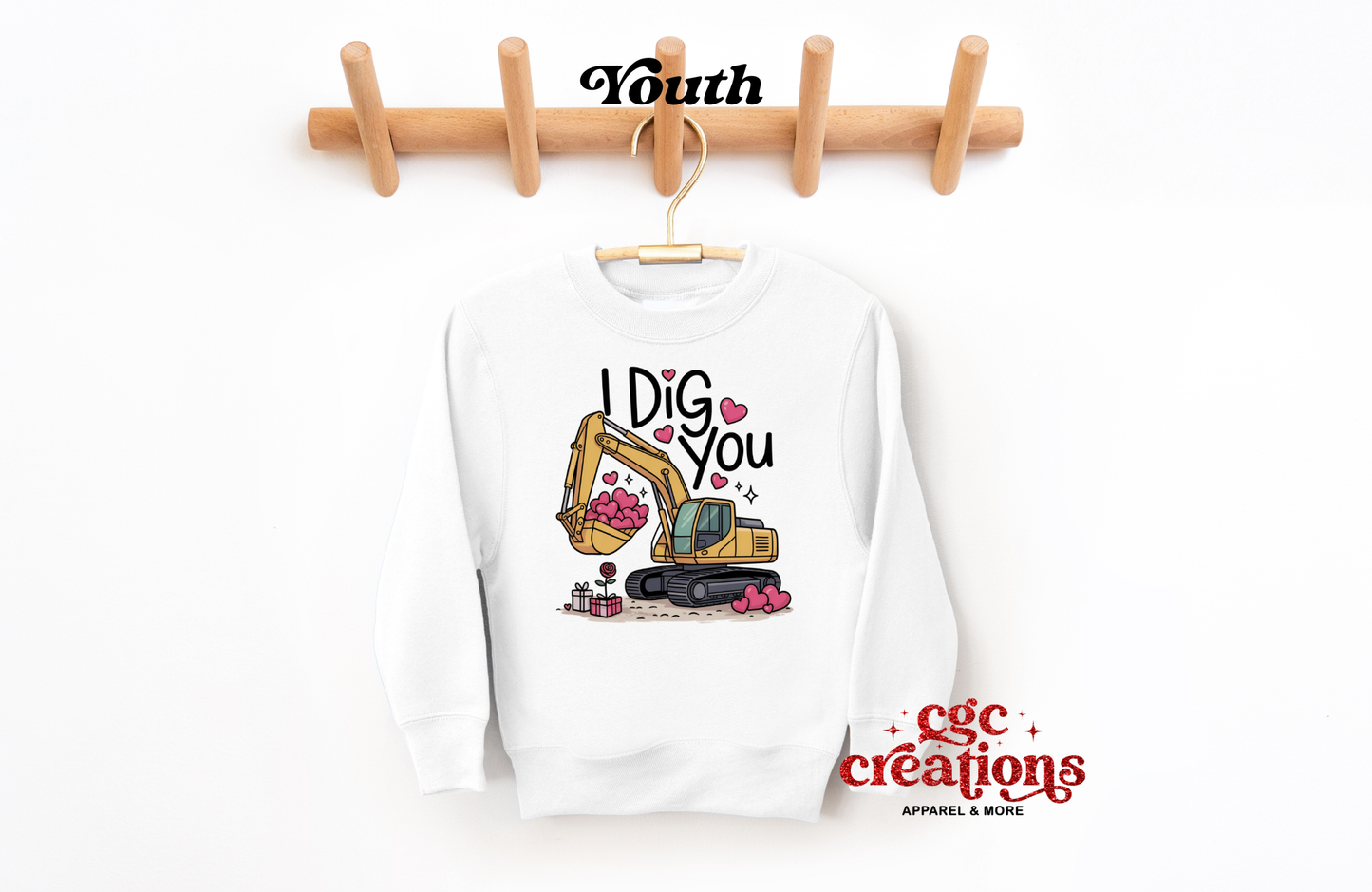 I dig You Youth Crewneck