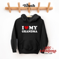 I Love My Grandma Youth Hoodie