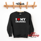 I Love My Grandma Youth Crewneck