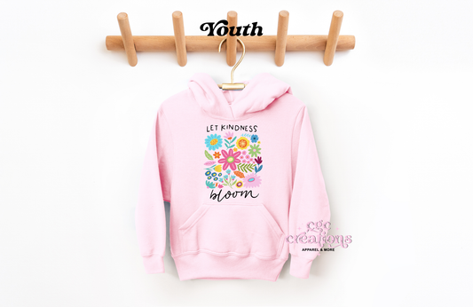 Let Kindness Bloom Youth Hoodie