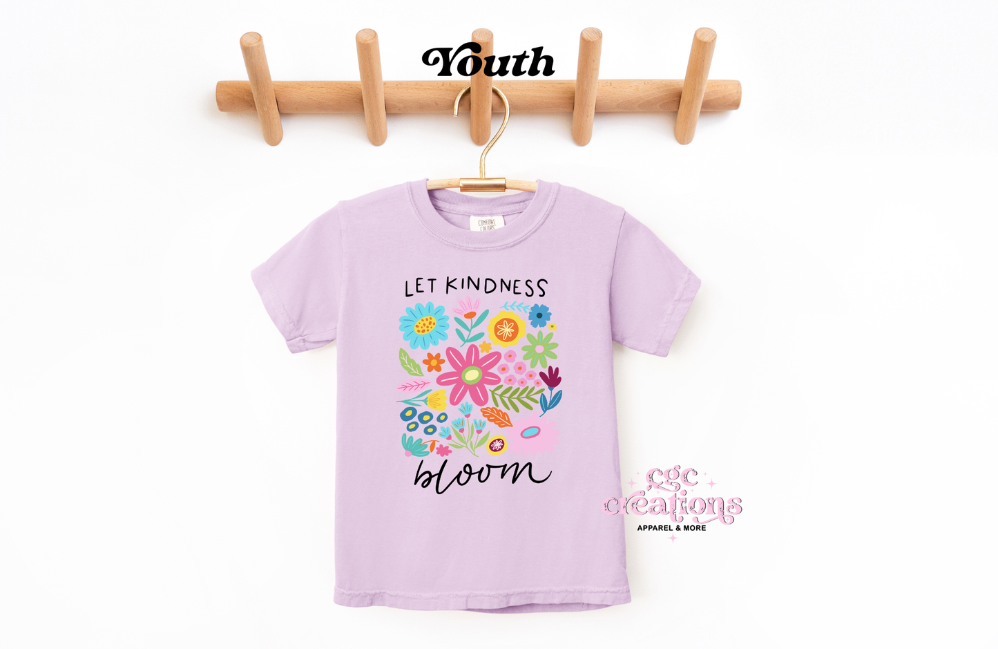 Let Kindness Bloom Youth T-shirt