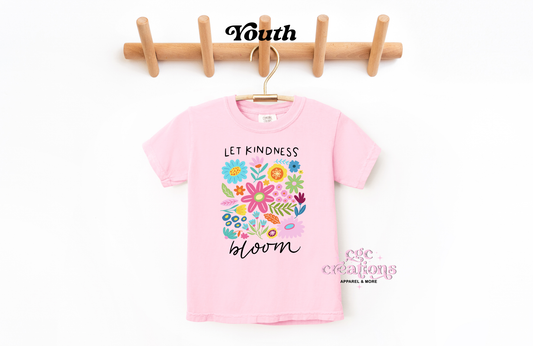 Let Kindness Bloom Youth T-shirt