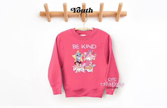 Be Kind Hun_rix Youth Crewneck
