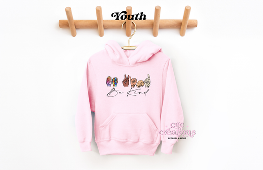Be Kind - Sign Language Hoodie