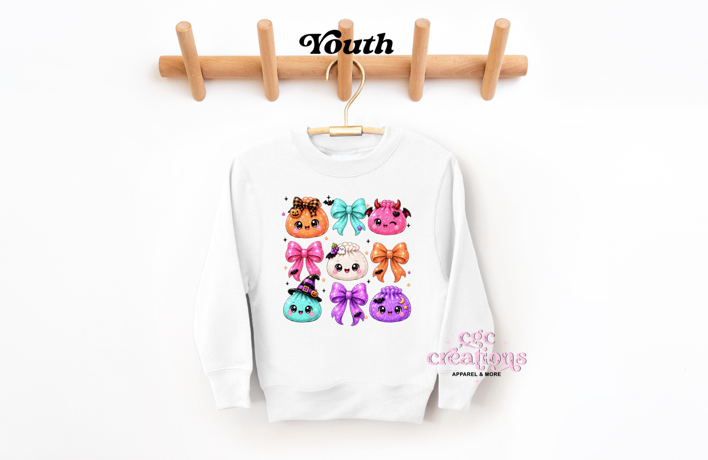 Halloween Dumpling Youth Crewneck