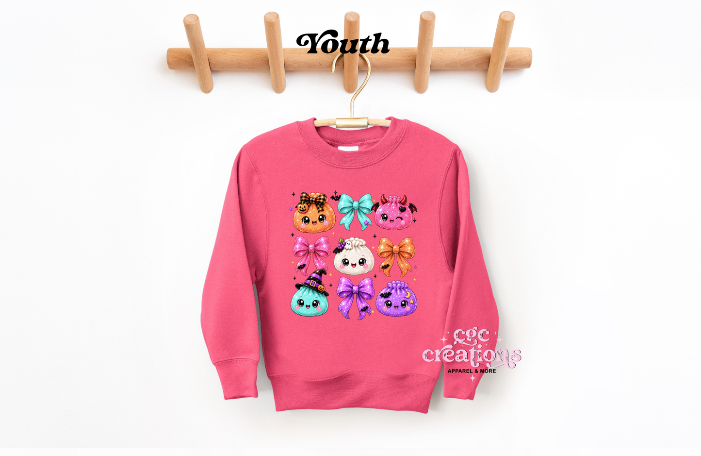 Halloween Dumpling Youth Crewneck