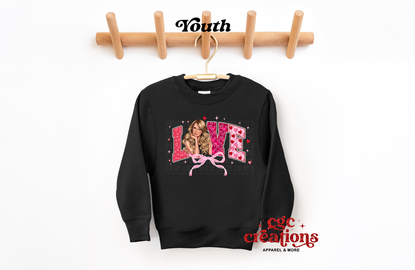 Love Swiftie Youth Crewneck
