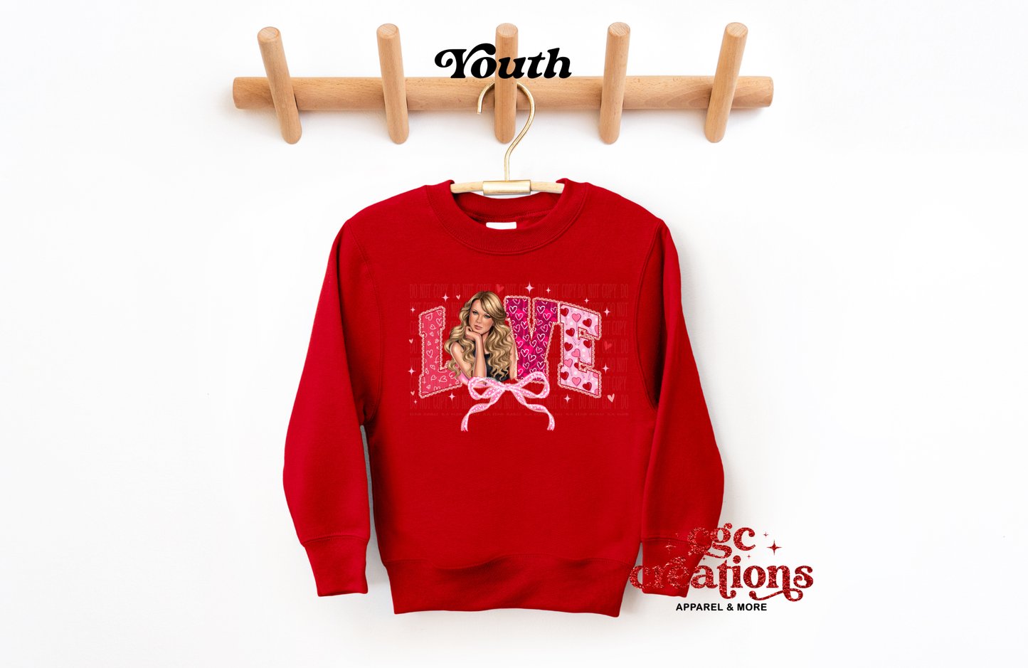 Love Swiftie Youth Crewneck