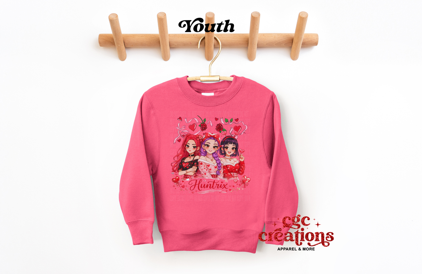 Hun_rix Love #2 Youth Crewneck