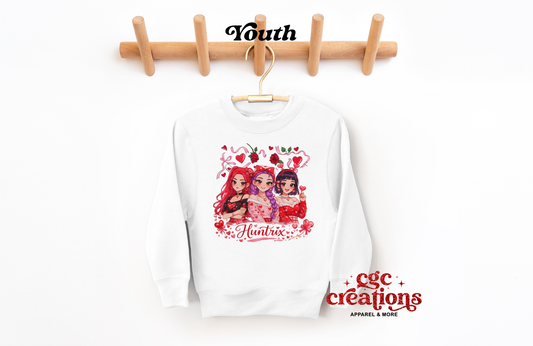 Hun_rix Love #2 Youth Crewneck
