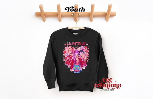 Hun_rix Love #3 Youth Crewneck