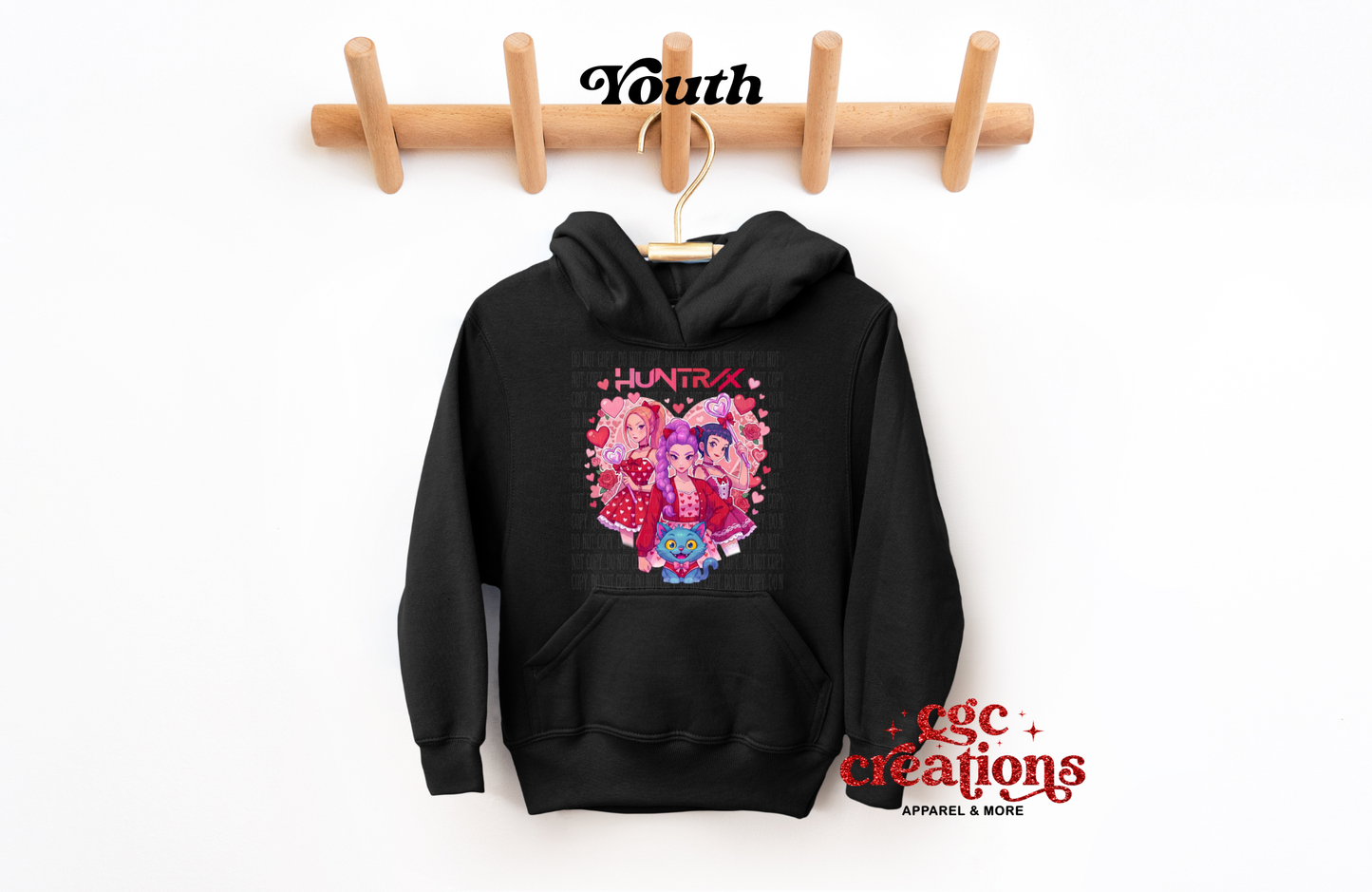 Hun_rix Love #3 Youth Hoodie