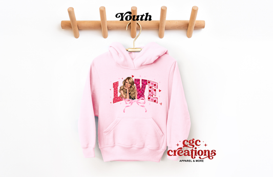 Love Swiftie Youth Hoodie