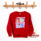 Be Mine Blue Dog Youth Crewneck