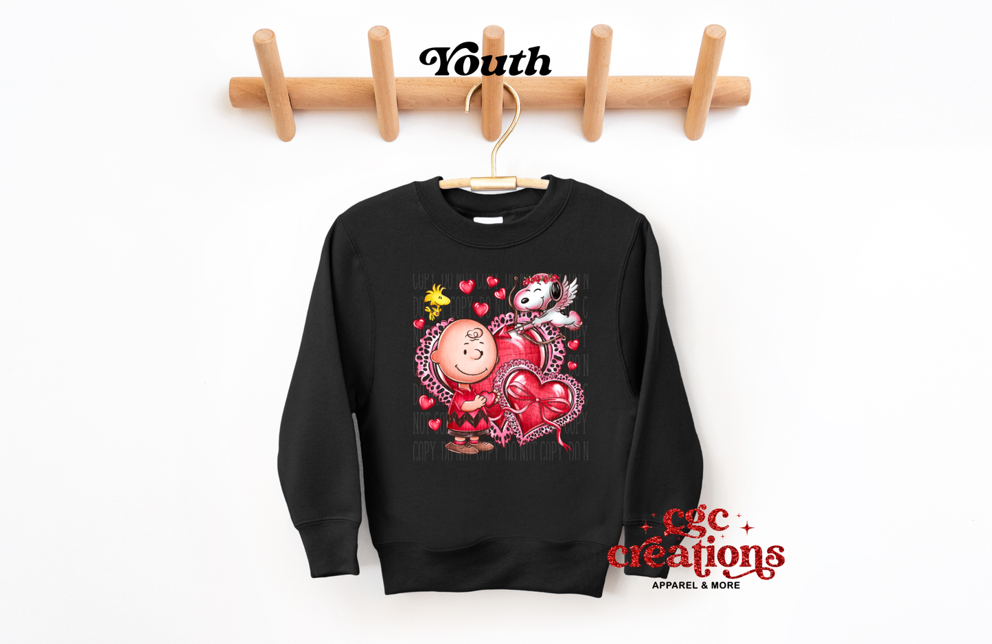 Charlie And His Dog Youth Crewneck