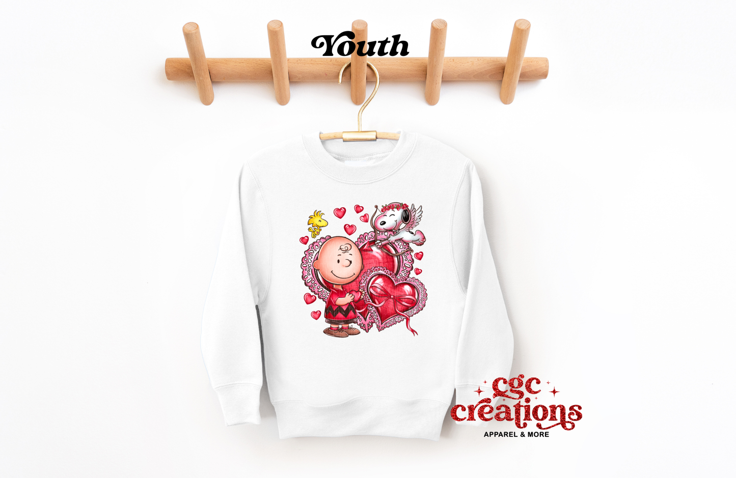 Charlie And His Dog Youth Crewneck