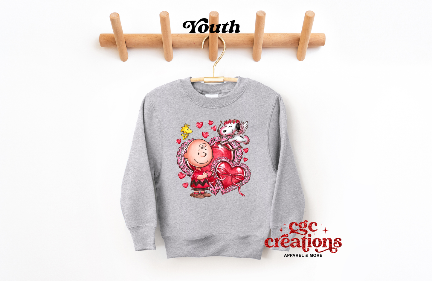 Charlie And His Dog Youth Crewneck