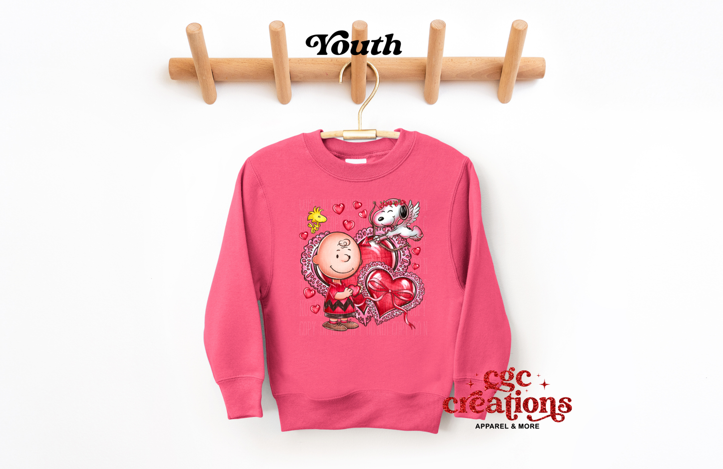 Charlie And His Dog Youth Crewneck