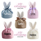 Personalized Velvet Easter Bag