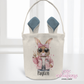 Personalized Bubble Blowing Rabbit Easter Bags