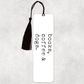 Books, Coffee & Dogs Aluminum Bookmark