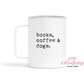 Books, Coffee & Dogs Insulated Coffee Tumbler
