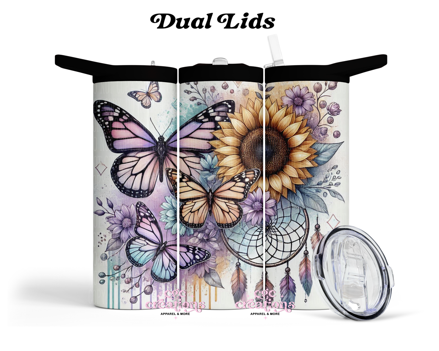 Moonlit Blooms 20oz Insulated Tumbler