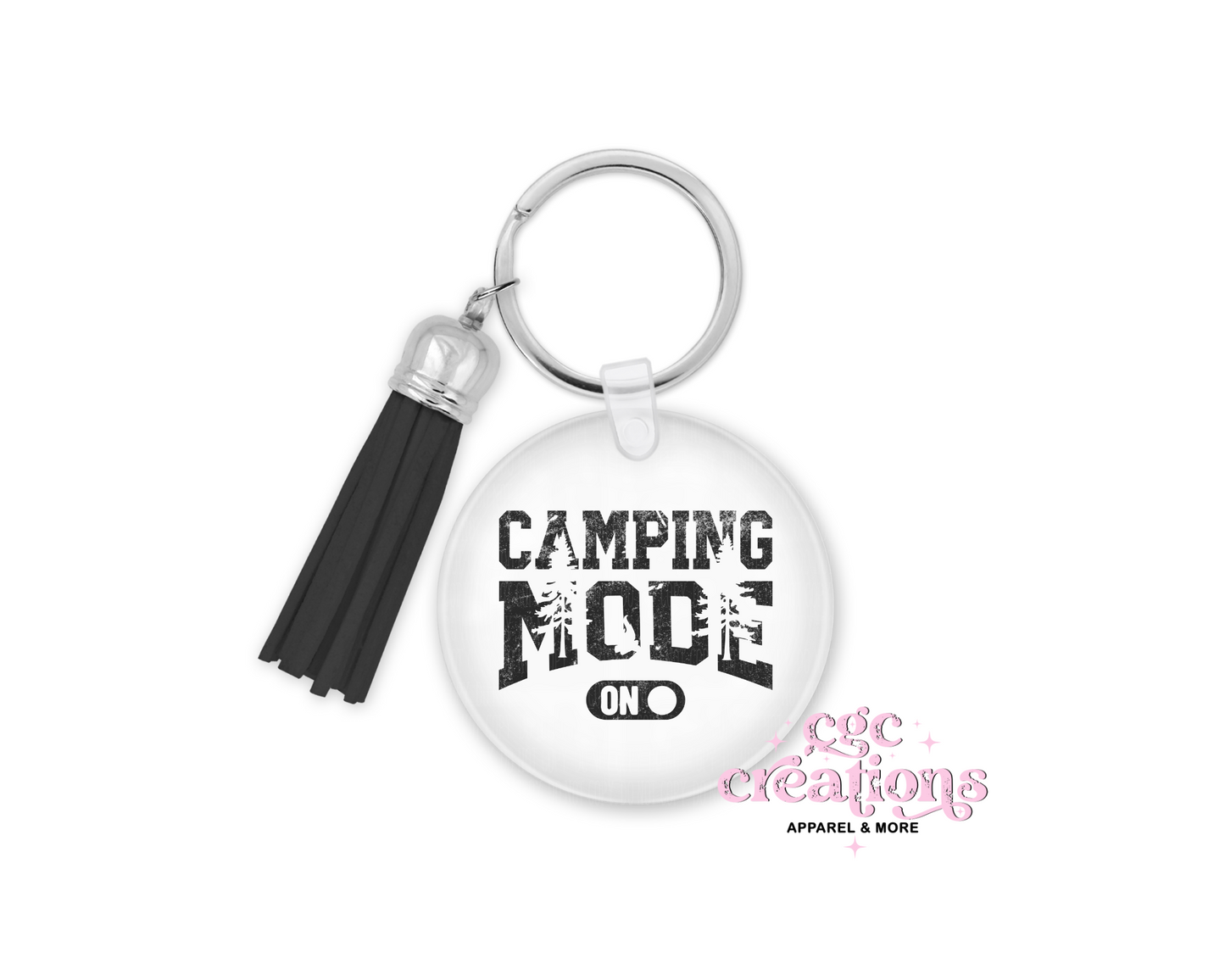 Camping Mode Acrylic Keychain