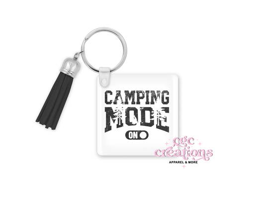 Camping Mode Acrylic Keychain