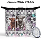 Cute Highland Cow 20 oz Insulated Tumbler