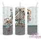 Checkered Spade 20oz Insulated Tumbler