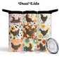 Country Quilt Chicken 20oz Insulated Tumbler