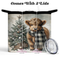 Highland Christmas Cow 20 oz Insulated Tumbler