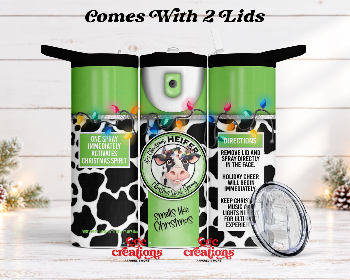 It's Christmas Heifer 20 oz Insulated Tumbler