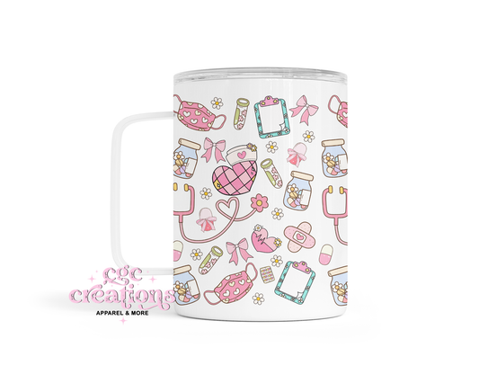 Retro Nurse Insulated Coffee Tumbler