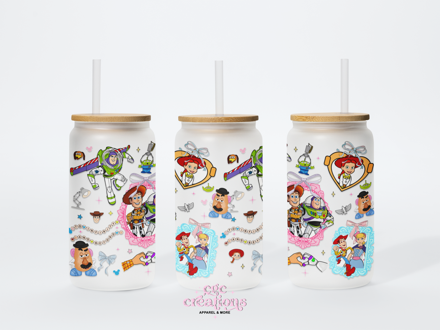 T.S. 16oz Glass Cup With Lid
