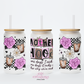 Motherhood 16oz Glass Cup With Lid