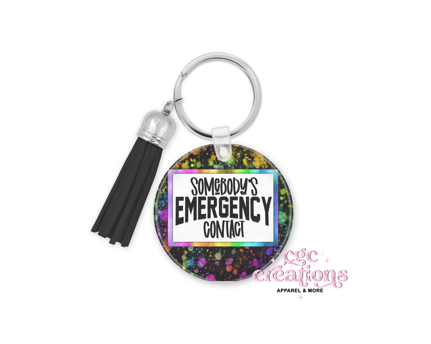 Somebody's Emergency Contact Acrylic Keychain