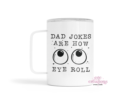 Eye Roll Insulated Coffee Tumbler